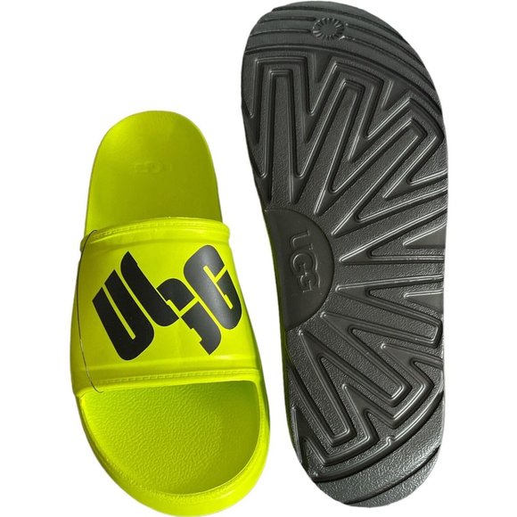 Men’s Slides Size 13 Wilcox Broken Logo Slide Lemon/ Black main image 6
